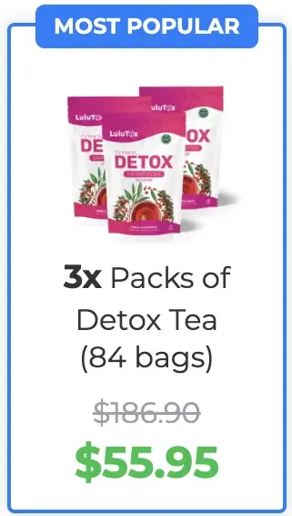 lulutox detox tea 3 pack